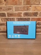 Adesso AKB-425UB Easytouch USB Touchpad Keyboard Black Rackmount TrayCompatible picture