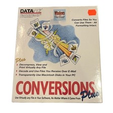 VTG NOS DataViz Conversions Plus Software for Windows New Sealed Converts Files picture