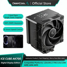 DeepCool AK700 Digital CPU Air Cooler 7 Heat Pipes Single Tower For LGA1851 AM5 picture