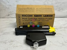 New Open Genuine Ricoh Savin Lanier P C600 Yellow Toner Cartridge 480313 picture