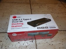 SIIG USB 3.1 Type-C Dual Docking Station w Power Delivery BYN1226 New Open Box picture