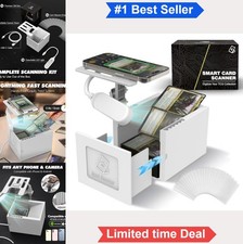 Card Scanner Stand Hands-Free LED Light for TCG MTG Sports Cards Sleeved picture