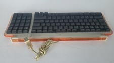 Rare Apple USB Keyboard Clear Tangerine Orange iMac iBook Power Mac G3 G4 M2452 picture