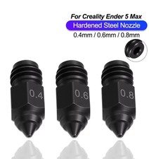 Creality Ender-5 Max Hardened Steel Nozzle 0.4mm, 0.6mm, 0.8mm picture