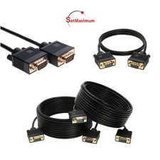 SVGA/VGA Cable 15-Pin Male/Male 1080p for PC TV Monitor Laptop Multi-Pack LOT picture