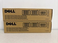 Dell 5130cdn Yellow And Magenta Toner Cartridge CT201347,CT201346 picture