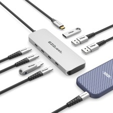 USB C Hub Docking Station 7 in 1 with 3 Gen 2 10Gbs Ports, 3 USB A 3.0 Ports,... picture