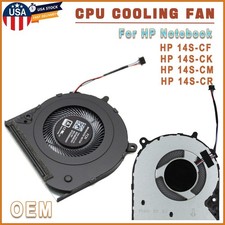 Original CPU Cooling Fan OEM Replacement For HP Notebook 14S-CF CK CM CR Series picture