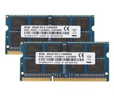 16GB RAM 2X 8GB DDR3 1333MHz PC3-10600S For iMac 21.5
