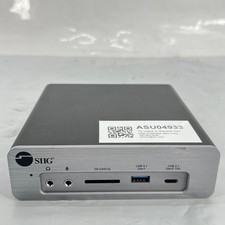 SIIG Thunderbolt 3 DisplayPort 1.4 Docking Station w/ Dual M.2 NVMe SSD & 87W PD picture