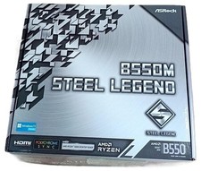ASRock B550M Steel Legend AMD Ryzen 3000 (Soket AM4) B550 Micro ATX Motherboard picture