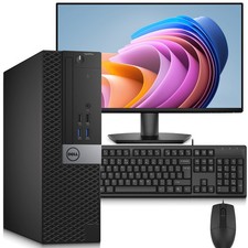 Dell 3040 Desktop PC i5-6th 16GB RAM 256GB SSD 24