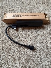 XEBEC Tri-Screen 3 USB-C Adapter 1:3 Splitter, Portable, Black picture