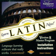 Learn Latin Now 8.0 PC CD ancient language, vocabulary speech learning SEALED picture