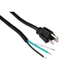 6 Ft 16AWG 3-Prong Heavy Duty Universal AC Power Supply Cord Open End picture