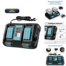 TeenPower 18V Rapid Dual Charger Compatible Makita Battery picture