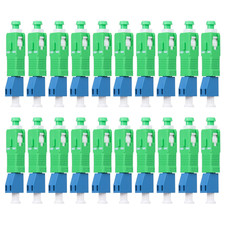 20-Pack SCAPC Male to LCUPC Female Singlemode Adapter Fiber Optic Connector FTTH picture