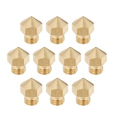 0.4mm 3D Printer Nozzle, Fit for MK10, for 1.75mm Filament Brass 10pcs picture