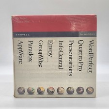 Novell Perfect Office 3.0 NOS Factory Sealed WordPerfect Paradox GroupWise 1995 picture