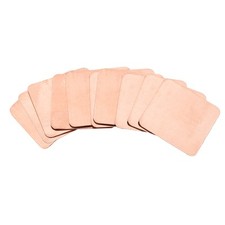 Flat IC Chipset Thermal Copper Heatsink for CPU GPU  15 x 15 x 0.1mm 10pcs picture