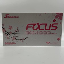 New Sakura Limited Edition SeaSonic Focus GX1000 80 Plus Gold 1000W Power Supply picture