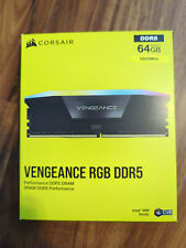 USED Corsair Vengeance RGB 64GB 2 x 32 GB DDR5 6600 MHz RAM sticks picture