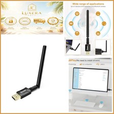 USB Bluetooth 5.4 Adapter Long Range Dongle for Desktop PC Plug Play picture