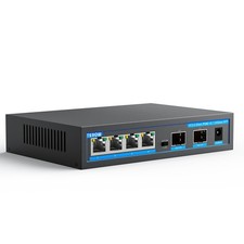 TEROW 2.5Gb 4 Port PoE RJ45 and 2*10Gb SFP+ Uplink PoE+ Switch,IEEE802.3af/at... picture