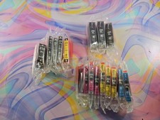 EZInk 250XL 251XL Canon Printer Ink 14/15 (Black, Cyan, Magenta, Yellow) + 5 picture