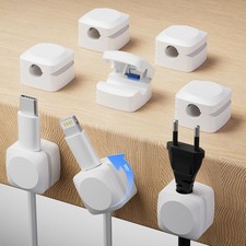 Rotatable Cord Organizer, Enhanced Spring Cable Clips, Strong Adhesive Cable Man picture