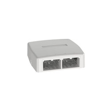 Panduit CBXQ4IW-A Quick Release Surface Mount Box 4 Port Off White picture