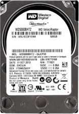 WESTERN DIGITAL VELOCIRAPTOR 500GB 10000RPM 64MB SATA III 2.5'' WD5000BHTZ picture