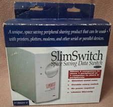 Vintage BELKIN SLIM SWITCH - Space  Saving  Data Switch F1B024-V NOS picture