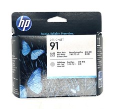 HP #91 Photo Black/Lt Gray PRINTHEAD DESIGNJET Z6100 C9463A NEW Exp Jul 2018 picture