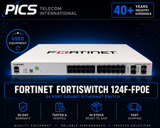 FORTINET FS-124F-FPOE  24 PORT GIGABIT EITHERNET SWITCH picture