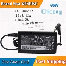 A18-065N3A Brand New Genuine Chicony 19v3.42a Power AC Adapter A065R191P Charger picture