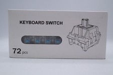 Clicky blue mechanical keyboard switches, 72pcs picture