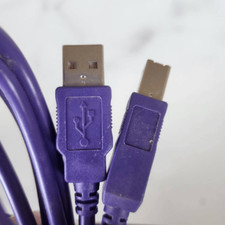Purple USB cord 74 in length picture