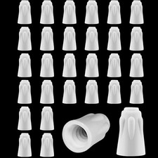 Zonon 36 Pcs Ceramic Wire Connector White Nuts 18-8 AWG High picture