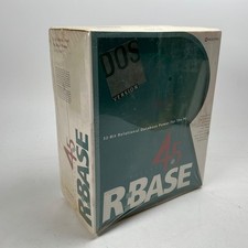 Microrim RBase 4.5 DOS Version Vintage Computer Software NEW Sealed picture