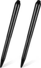 2 Pcs Smartboard Pen Black High Sensitivity Precision Stylus 2 in 1 picture