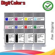Any 6 of 12 Colors PFI-101 &PFI-103 Ink Cartridge For Canon IPF 5100 6100 6200 picture