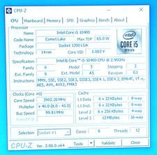 SRH3C Intel Core i5-10400 6-Core 2.90GHz 12MB L3 Cache Socket LGA1200 Processor picture