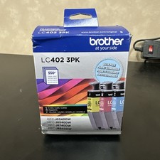 3PK Genuine Brother LC402 Cyan Magenta Yellow Ink Cartridges Brother picture
