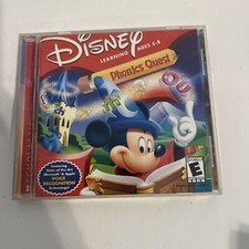 Disney Scholastic Phonics Quest Age 5-8 Windows  Mac Interactive Learning CD picture