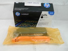 Genuine HP 647A CE260A Black Toner Cartridge CP4025 CP4525 NEW OEM OPEN BOX picture