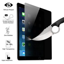 iPad Mini Pro Air Premium Privacy Anti-Spy Tempered Glass Screen Protector picture