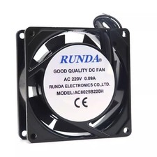 1PCS RUNDA AC8025B220H AC220V 0.09A 8cm Cabinet Chassis Cooling Fan picture