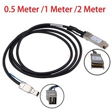 External SAS Cable QSFP SFF-8436 to SFF-8644 Hybrid HD Mini SAS Cable 0.5-2Meter picture
