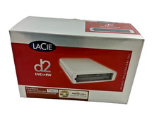 LaCie d2 DVD±RW External Drive FireWire LightScribe 16x Silver Mac Compatible picture